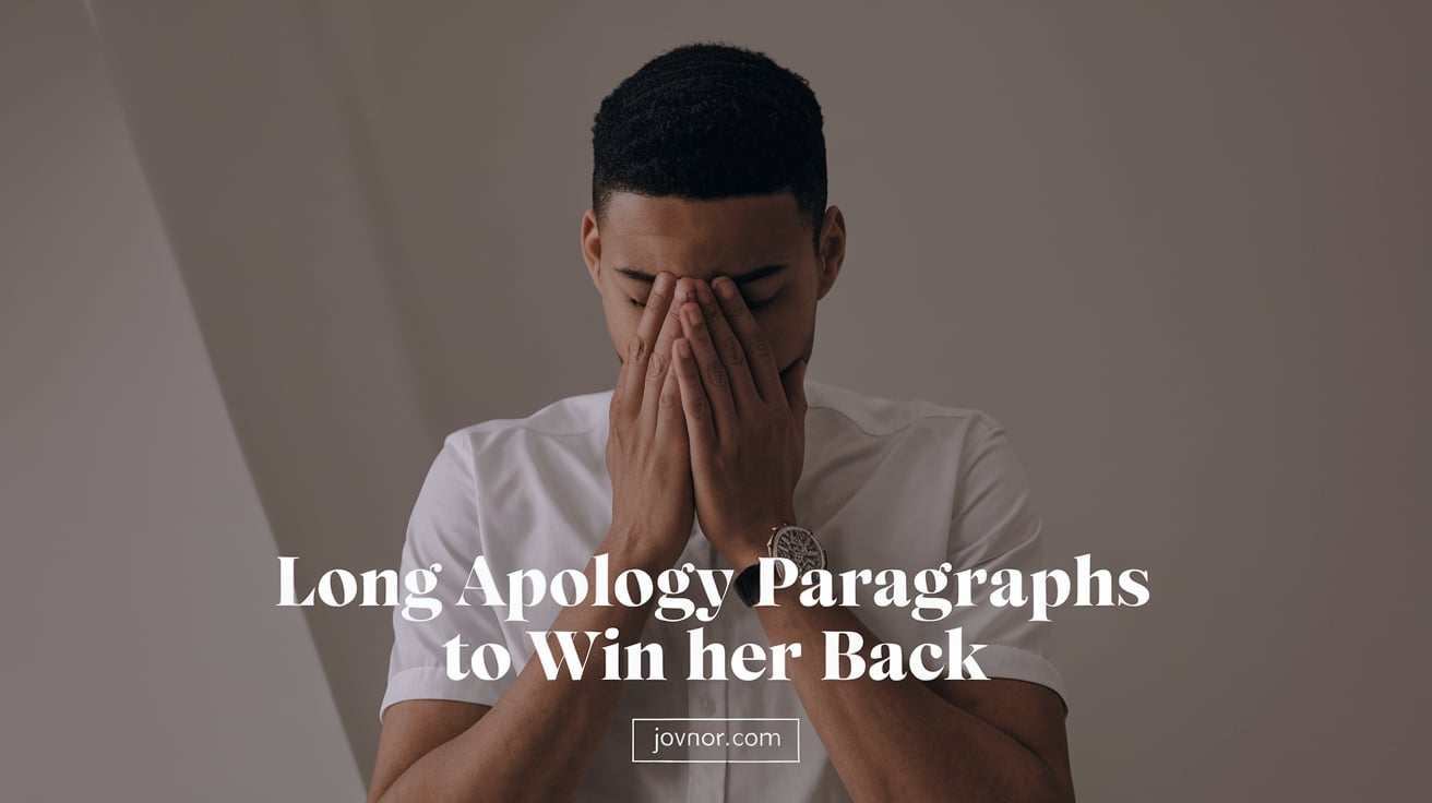 Long Apology Paragraphs to Win Her Back